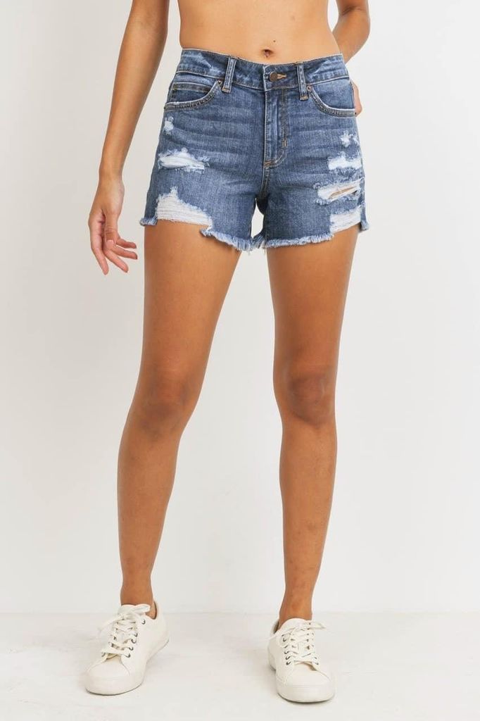 Quần Jean Wash Short Vnxk 2 Màu-TPSRFJW223