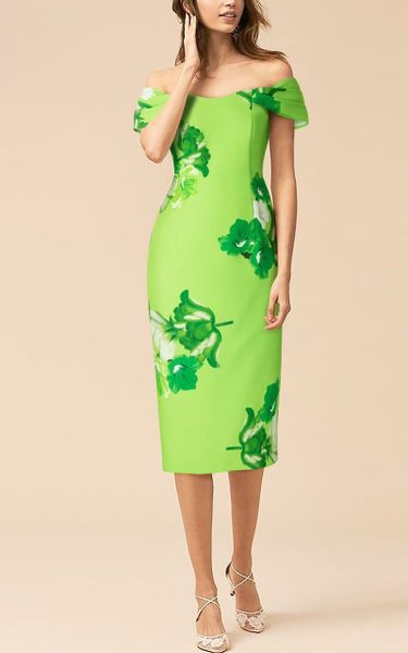  Đầm Katosa Trễ Vai In Họa Tiết-KTS231004 