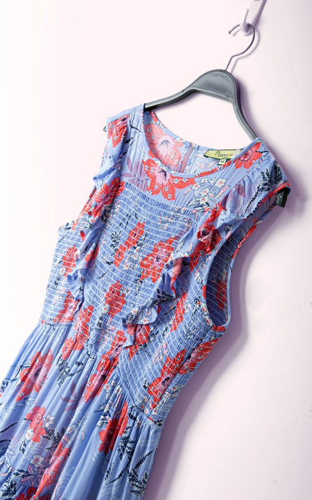 Đầm Katosa Maxi Smoking-TPSXD290623