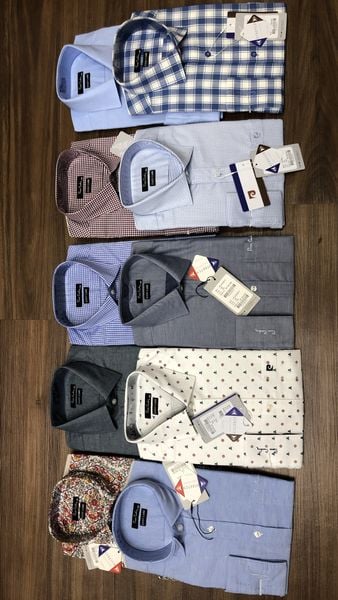  Áo Sơ Mi Nam PC Tay Dài Nhiều Màu-TPSRA160923 