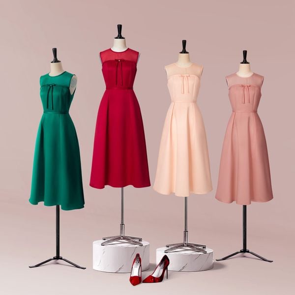  Đầm Katosa Tiệc Sát Nách 4 Màu-TPSXD090823 