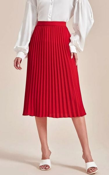  Chân Váy CK Xòe Dập Ly 3 Màu-TPSXV011123 