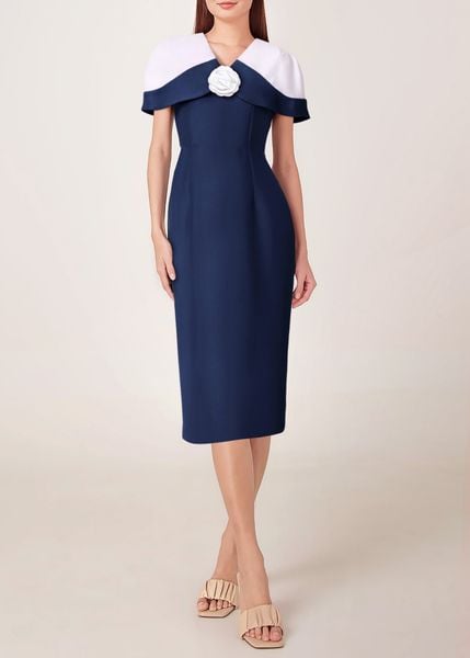  Đầm Katosa Phối Choàng - KTS3D122341 