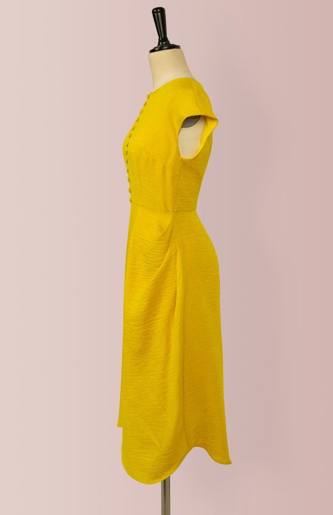 Đầm Katosa Đũi Vân Mây-KTS32602348