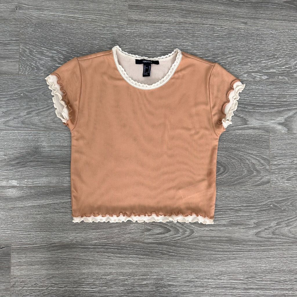 Áo Lưới F21 Phối Ren-TPSRA110623