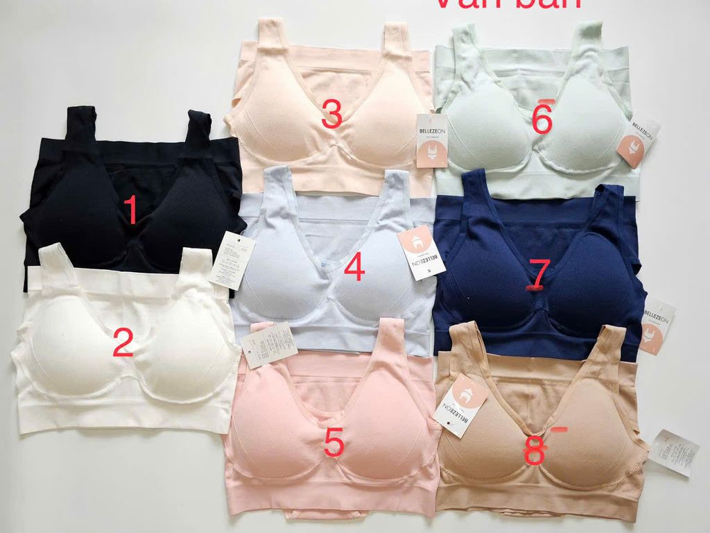 Set Bra Mút Mỏng Xuất Hàn Dư Xịn Nhiều Màu-TPSRFBR130924
