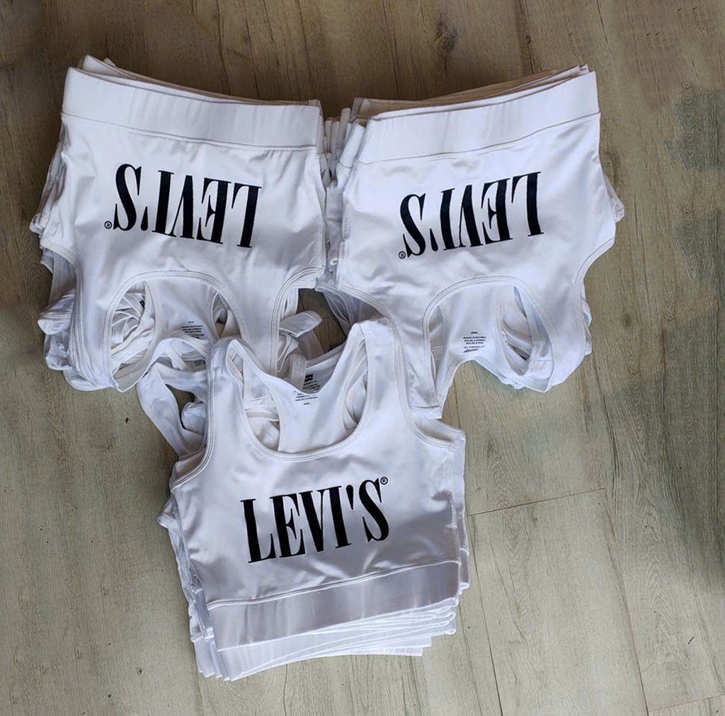 Áo Bra LV Vnxk Một Màu Trắng-TPSRAB021124