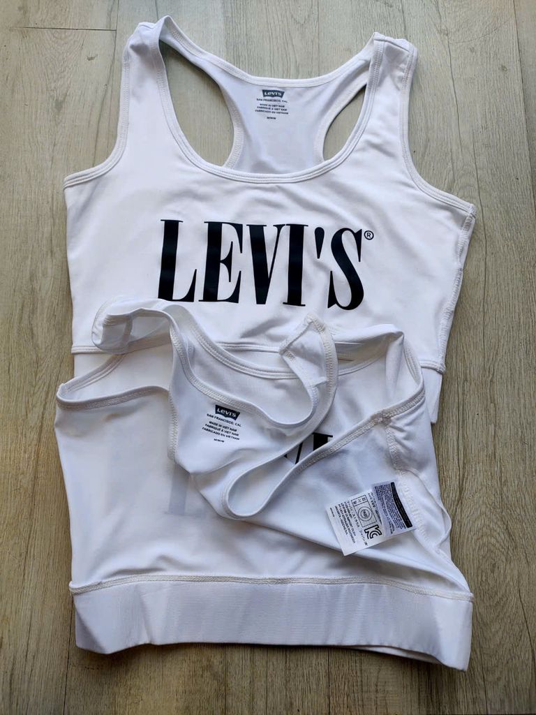 Áo Bra LV Vnxk Một Màu Trắng-TPSRAB021124