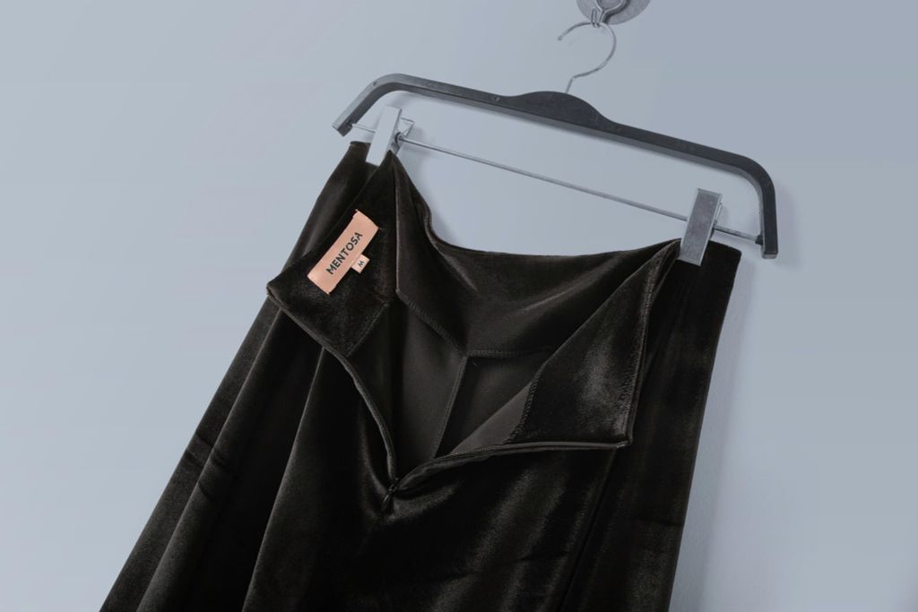 Áo Dài Mentosa Nhung Ngọc Trai-MTS211122402