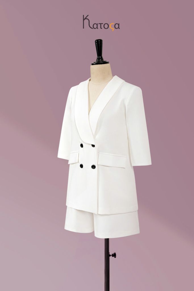 Set Katosa Blazer Shawl 2 Màu-KTS32402251