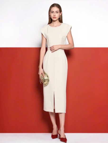  Đầm ODR Gấp Ly Eo-TPSRFD280325 