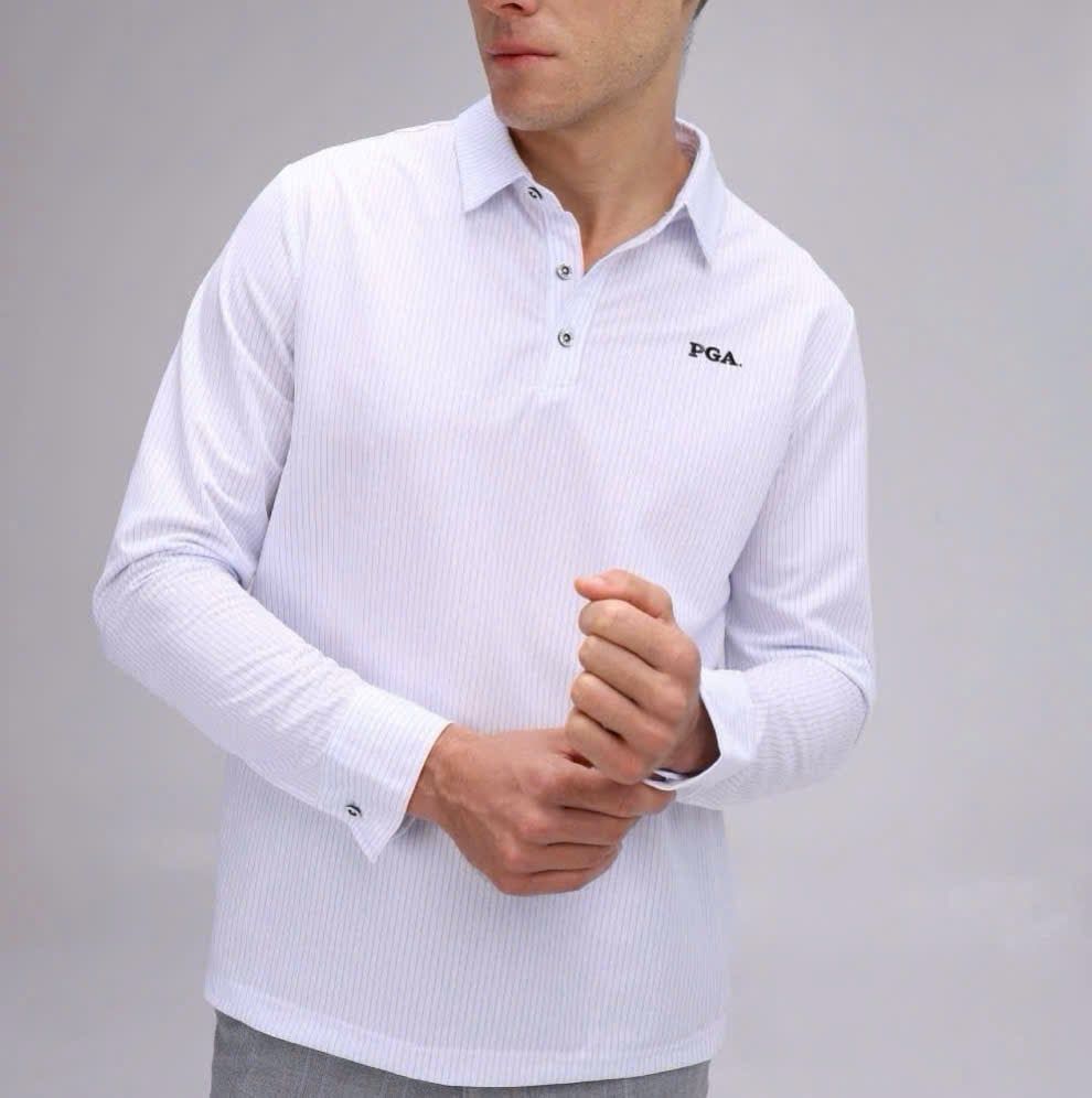 Áo Polo PGA Tay Dài Vnxk Nhiều Màu-TPSRPL300625