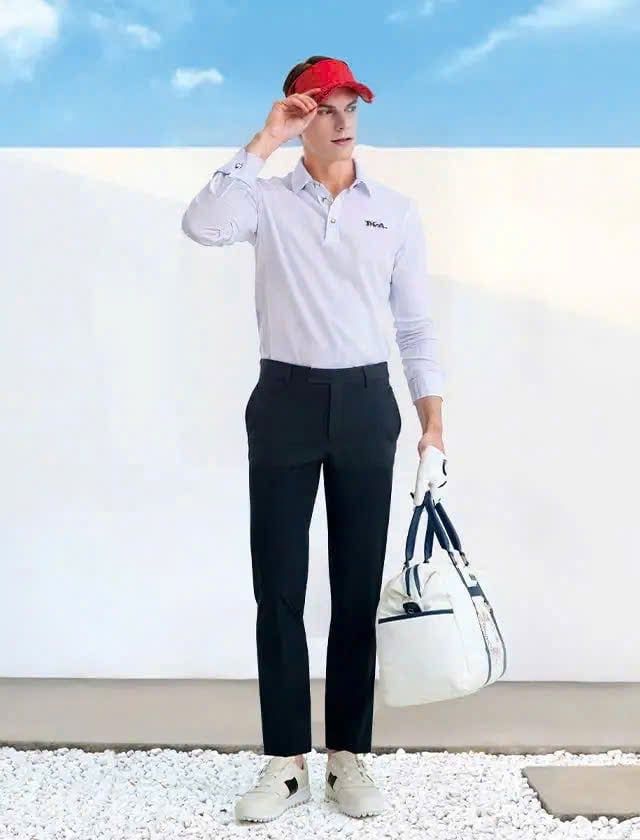 Áo Polo PGA Tay Dài Vnxk Nhiều Màu-TPSRPL300625