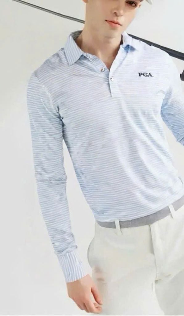 Áo Polo PGA Tay Dài Vnxk Nhiều Màu-TPSRPL300625