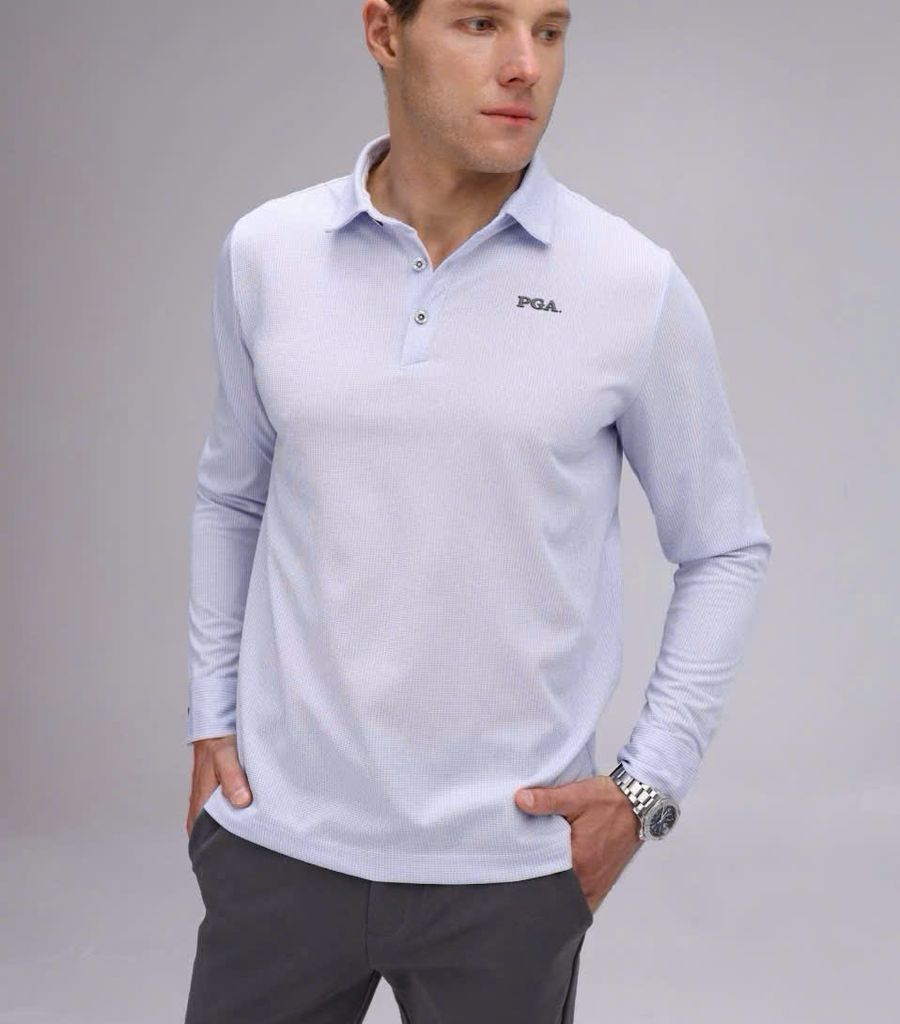 Áo Polo PGA Tay Dài Vnxk Nhiều Màu-TPSRPL300625