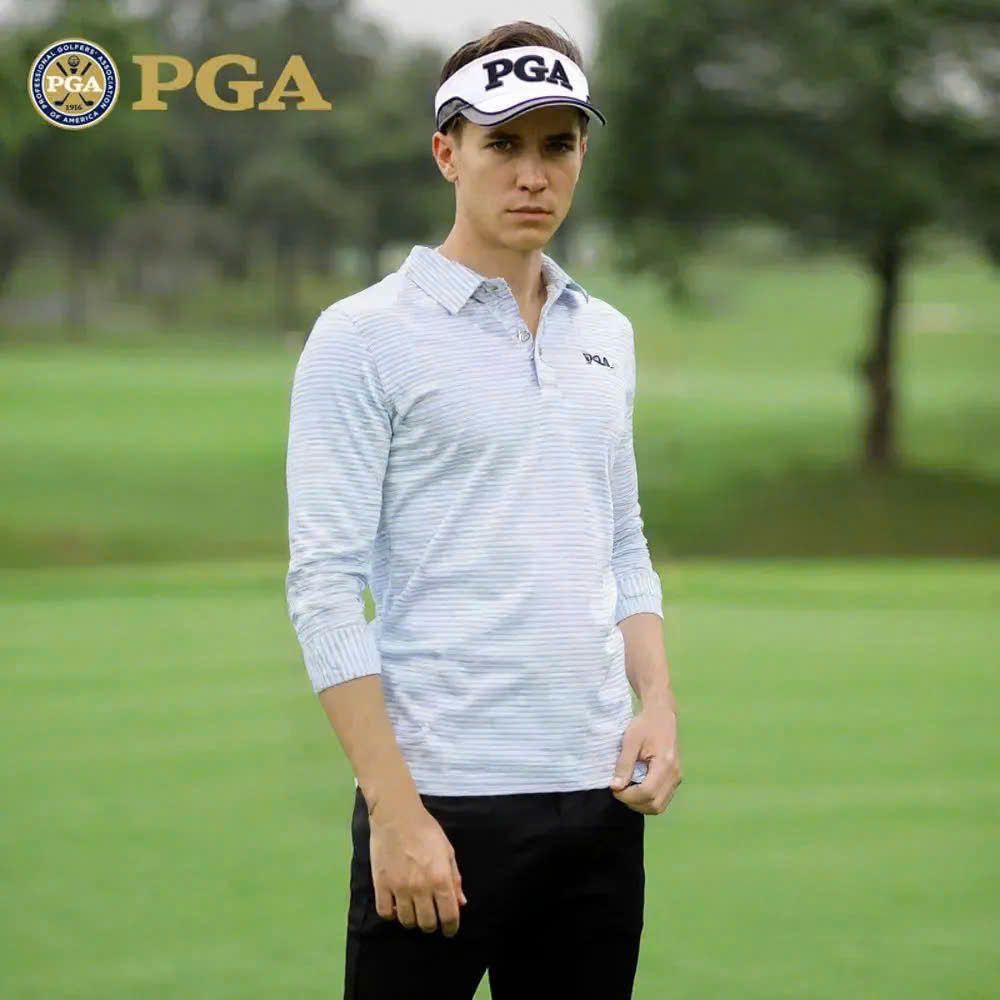 Áo Polo PGA Tay Dài Vnxk Nhiều Màu-TPSRPL300625