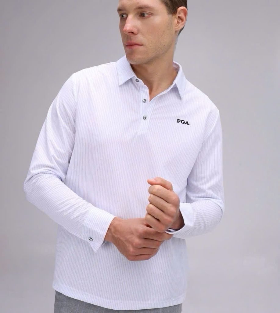 Áo Polo PGA Tay Dài Vnxk Nhiều Màu-TPSRPL300625