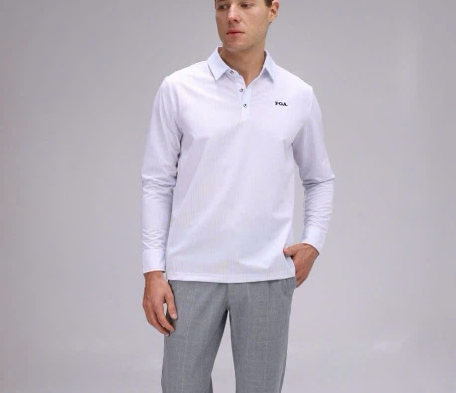 Áo Polo PGA Tay Dài Vnxk Nhiều Màu-TPSRPL300625