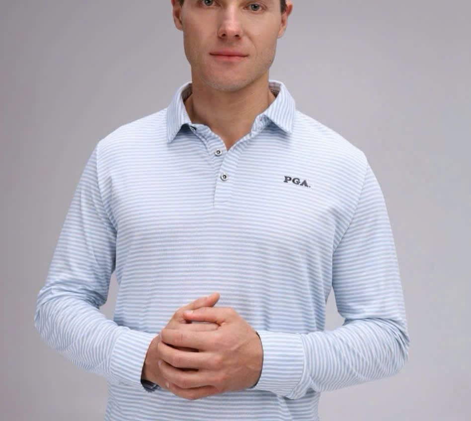 Áo Polo PGA Tay Dài Vnxk Nhiều Màu-TPSRPL300625