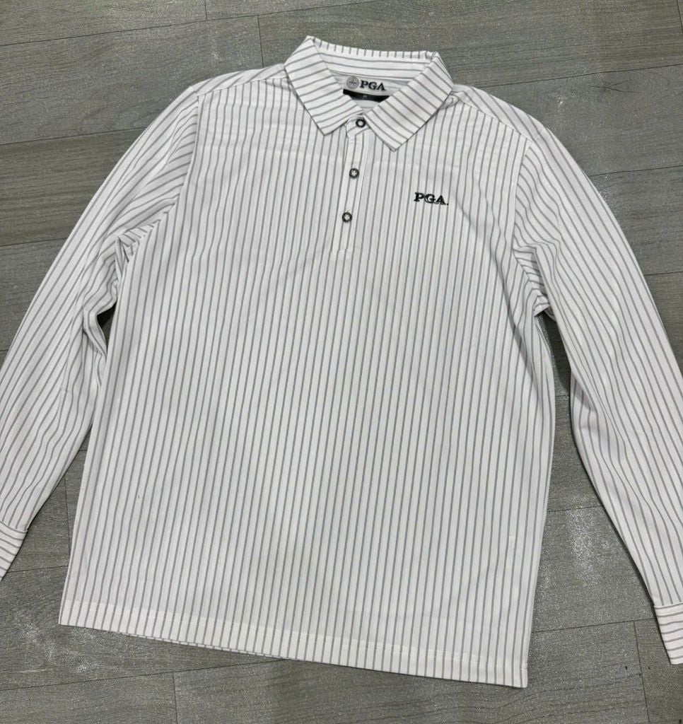 Áo Polo PGA Tay Dài Vnxk Nhiều Màu-TPSRPL300625