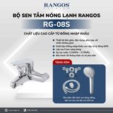  BỘ SEN TẮM NÓNG LẠNH RANGOS RG-08S 