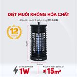  Đèn bắt muỗi Điện Quang ĐQ EML02 BL 