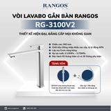  BỘ VÒI LAVABO GẮN BÀN RANGOS RG-3100V2 