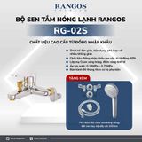  BỘ SEN TẮM NÓNG LẠNH RANGOS RG-02S 
