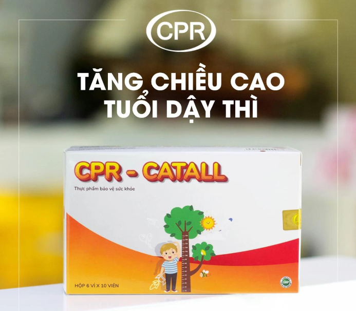  VIÊN UỐNG TĂNG CHIỀU CAO TUỔI DẬY THÌ CPR CATALL 