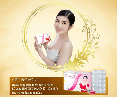  VIÊN UỐNG TRẮNG DA TRỊ MỤN CPR Novon 1 