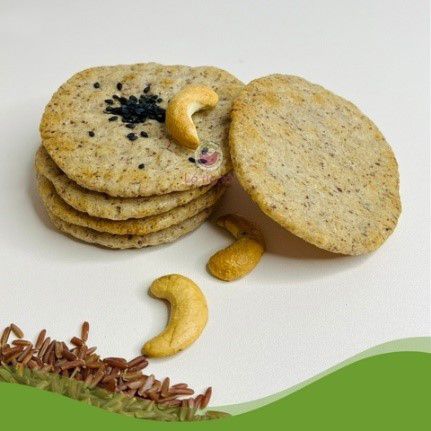  Bánh Zozin gạo lứt hạt điều - mè đen 150g 