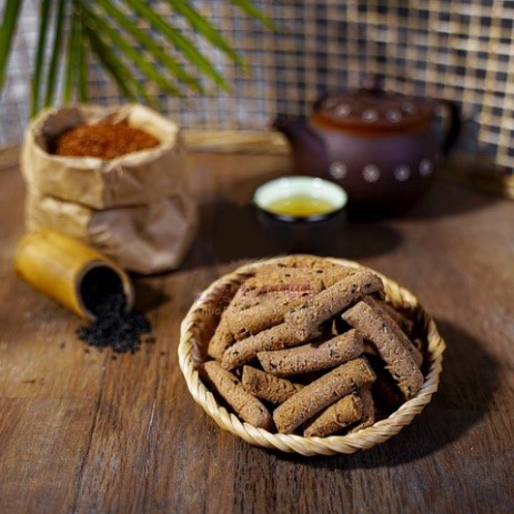  Bánh gạo lứt mè 