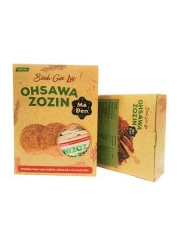  Bánh gạo lứt mè đen zozin 