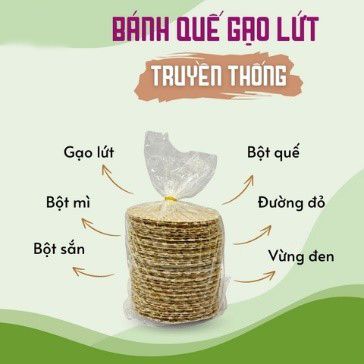  Bánh quế gạo lứt truyền thống 