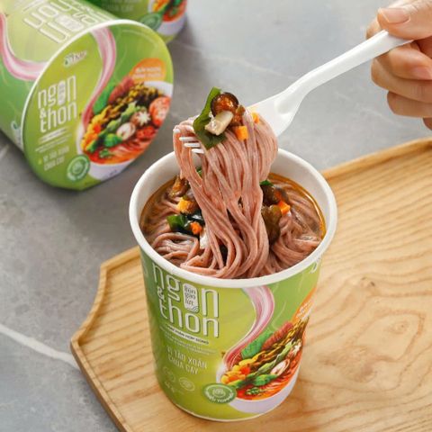  Bún Gạo Lứt Ăn Liền - Vị Tảo Xoắn Chua Cay 