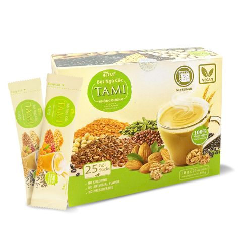  Bột ngũ cốc Tami không đường 450gr 