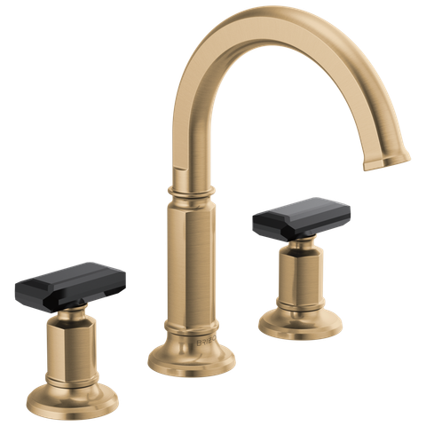  Vòi chậu rửa 3 lỗ với đầu vòi dáng cong - Không tay gạt 1.2GPM 