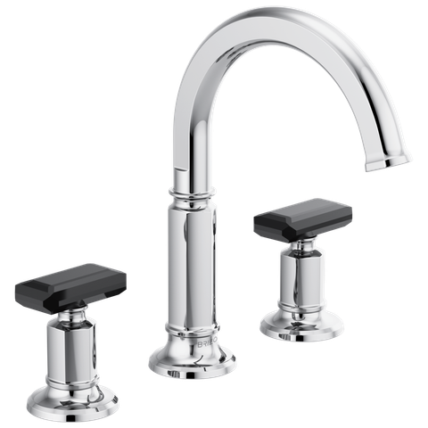  Vòi chậu rửa 3 lỗ với đầu vòi dáng cong - Không tay gạt 1.2GPM 