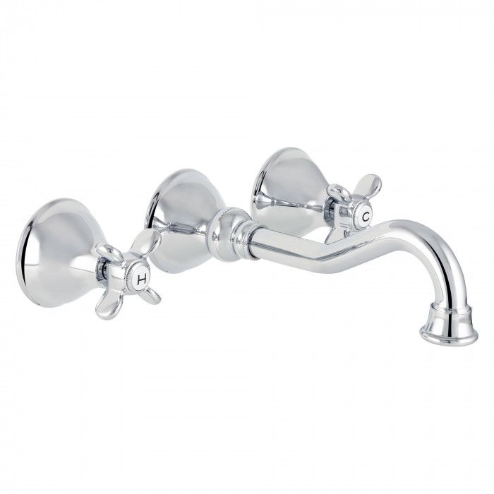 Vòi lavabo âm 3 lỗ Princess Nouveau