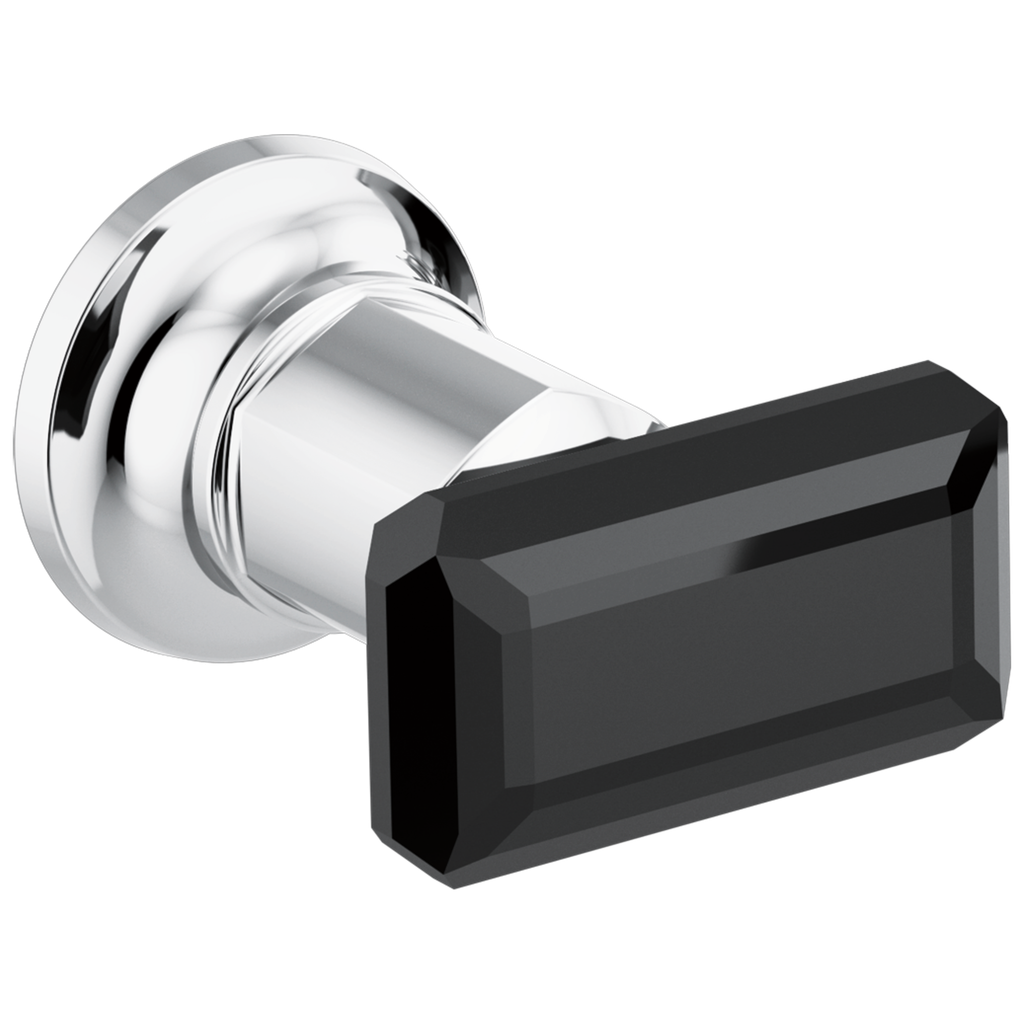 Bộ tay gạt đính đá pha lê dành cho vòi bồn tắm treo tường