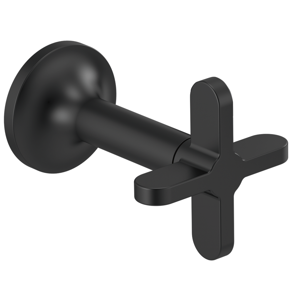 Bộ tay gạt chữ thập dành cho vòi chậu rửa 3 lỗ treo tường