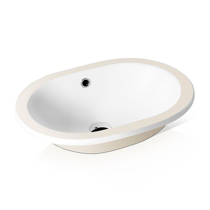 Chậu rửa oval âm bàn Dora