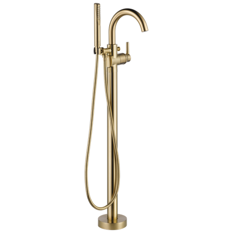  Vòi bồn tắm đặt sàn tích hợp sen tay 