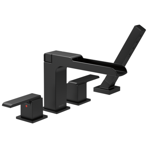  Vòi bồn tắm 2 tay gạt kết hợp sen tay 