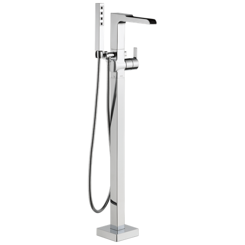  Vòi bồn tắm đặt sàn tích hợp sen tay 