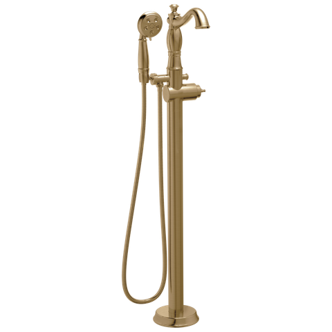  Vòi bồn tắm đặt sàn tích hợp sen tay 