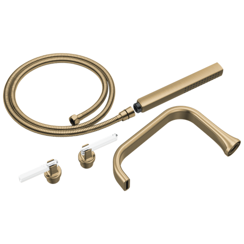  Vòi bồn tắm hai tay gạt với tay gạt thẳng 