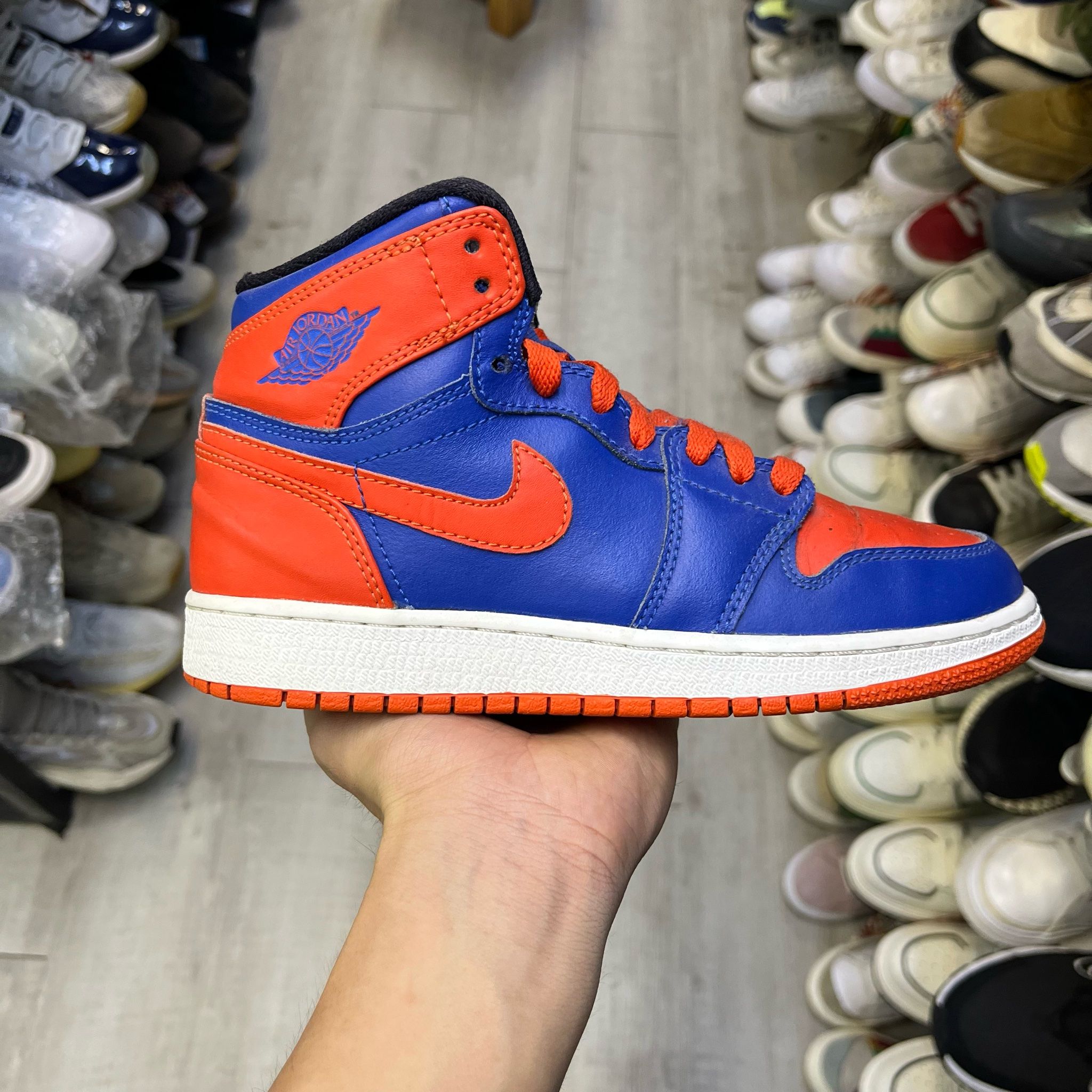 Jordan 1 Retro High Blue Tuft Orange 385 Beo2hand 