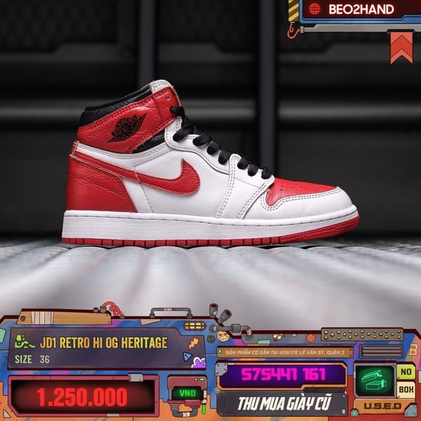 JORDAN 1 RETRO HIGH OG HERITAGE - 575441 161 - 36