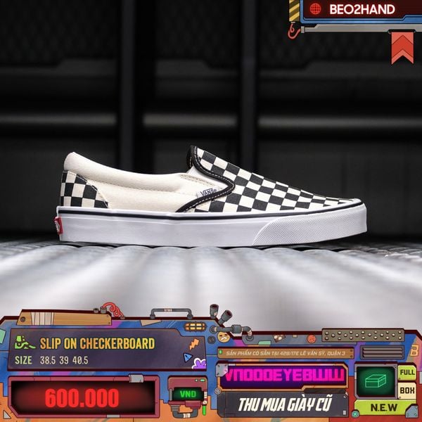 SLIP ON CHECKERBOARD - VN000EYEBWW - 38.5 , 39 , 40.5